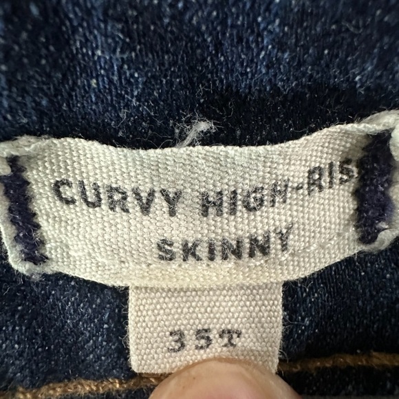 Madewell Curvy High Rise Skinny Jeans 35T - Picture 10 of 10